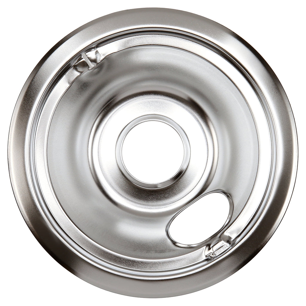 Whirpool Drip Pans, Thickening to Prevent Bending and Rust-Includes a Set of 4 Black Stove Drip Pans, Chrome(2*6+2*8)