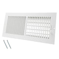 14 x 6 Inch [Duct Opening] Air Vent Covers for Wall or Ceiling - High Airflow 2 Way Steel Ventilation - Adjustable Wall/Ceiling Register, 15-3/4 Inch x 7-3/4 Inch [Overall Dimensions]