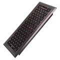 4x12 Inches Heavy Duty Walkable Floor Register - Easy Adjust Air Supply Lever Decorative Floor Vent Covers - Boston Design Vent Covers for Home - Oil Rubbed Bronze