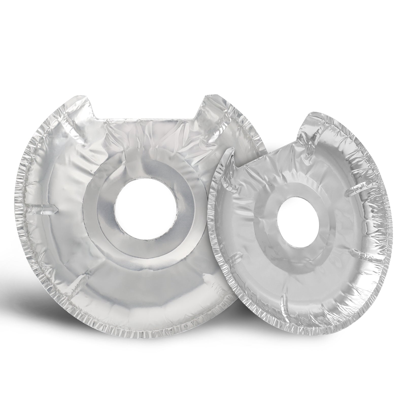 COZZIVITA 50-Pack Electric Stove Burner Covers | Thicker Aluminum Foil Liners, 25pk 6" & 25pk 8" – Disposable Stove Top Protectors for Cooking Grades