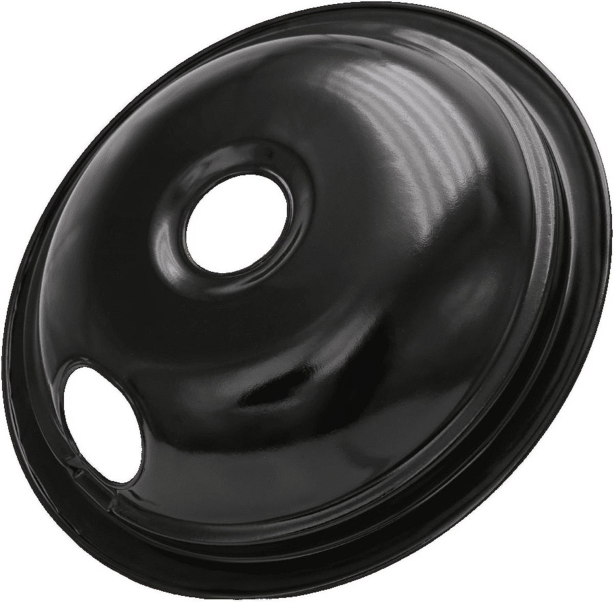 Compatible with Frigidaire Kenmore by Enamel Set of 4 Oven Burner Drip Pans, Black (3*6+1*8)