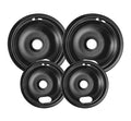 4 Pack Black Drip Pans