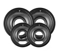 4 Pack Black Cooktop Drip Pans