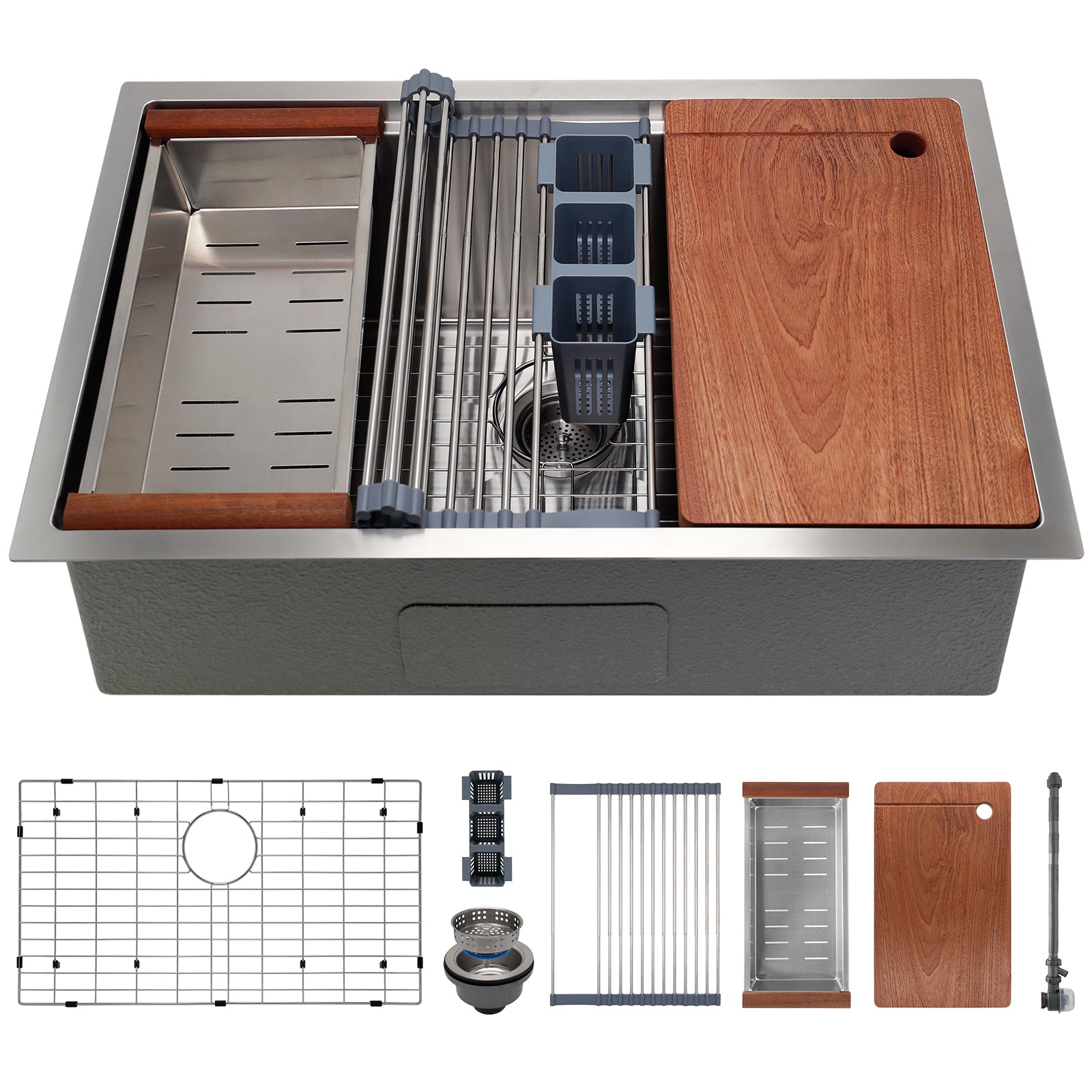 Workstations Kitchen Sinks 32in Undermount