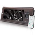 Super Quiet Register Booster Fan for 4" x 10" Register Holes, Smart Register Vent with Dual Intelligent Thermostat and WIFI App Control, Heating Cooling AC Vent Fan (ORB)