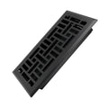 4x10 Inches Heavy Duty Walkable Floor Register Easy Adjust Air Supply Lever Floor Vents - Seattle Design - Vent Cover for Home Floor - Matte Black