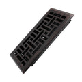 4x10 Inches Heavy Duty Walkable Floor Register Easy Adjust Air Supply Lever Floor Vents - Seattle Design - Vent Cover for Home Floor - Oil Rubbed Bronze