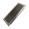 4x10 Inches Heavy Duty Walkable Floor Register - Easy Adjust Air Supply Lever Decorative Floor Vent Covers - Boston Design Vent Covers for Home - Antique Brass