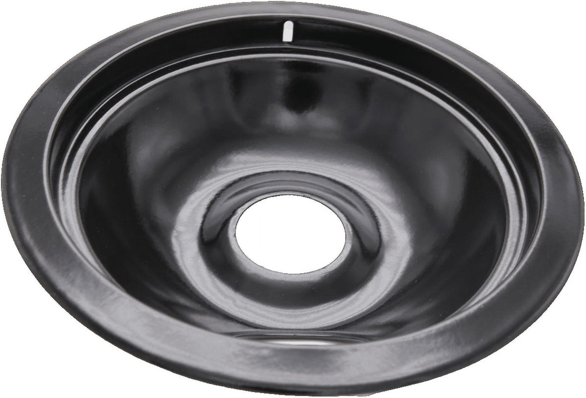 Compatible with Frigidaire Kenmore by Enamel Set of 4 Oven Burner Drip Pans, Black (3*6+1*8)